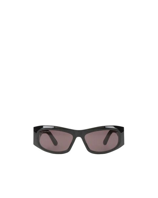 Balenciaga Multicolor Two-Tone Square Sunglasses