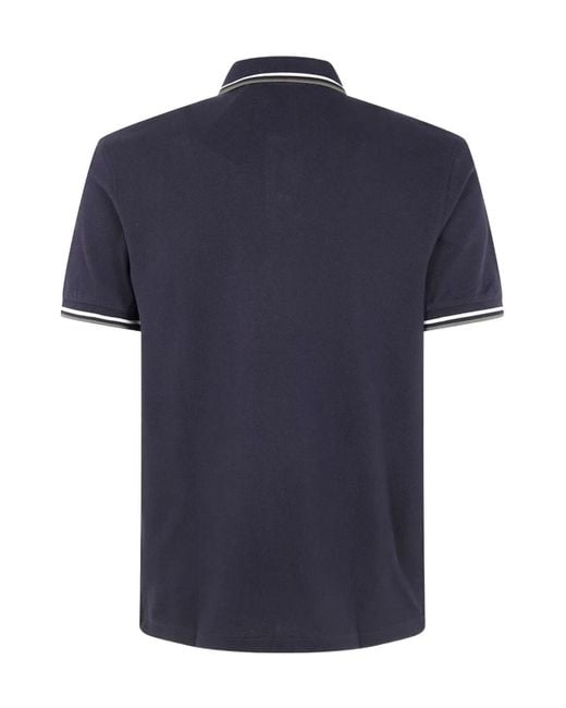 Fred Perry Blue Logo Polo Shirt for men