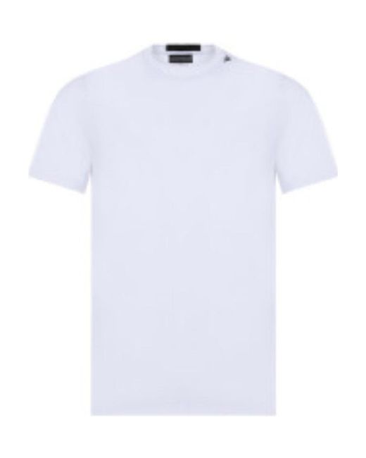 Emporio Armani White Logo T-Shirt for men