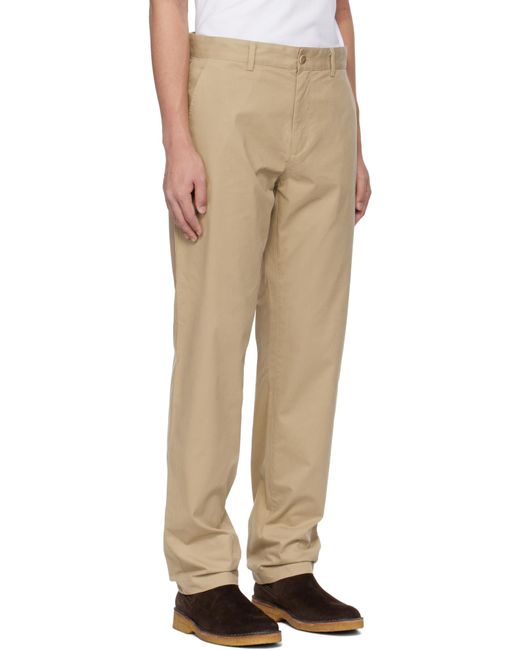 A.P.C. Natural Belt Loops Slacks for men