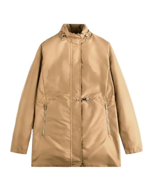Fay Natural Hook-Fastening Waterproof Jacket