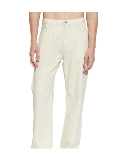 Samsøe & Samsøe White Samsøe Samsøe Saddie Straight-Leg Jeans for men