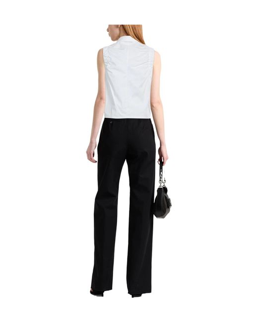 Rag & Bone White Solid Colour Shirts Blouses