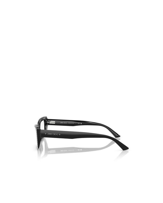 Jimmy Choo White Geometrically Framed Flat Mirror