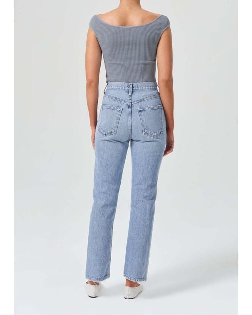 Agolde Blue Multi-Pocket Jeans