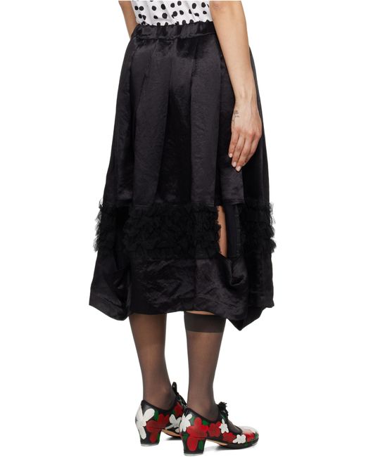 Comme des Garçons Black Elastic Waist Skirt