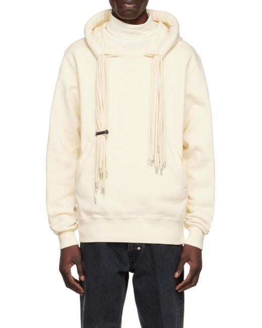 Ambush Natural Multi-Cord Long-Sleeve Hoodie for men