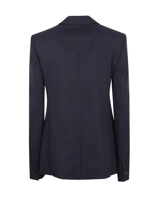 Stella McCartney Blue Db Slim Jacket Classic Tailoring