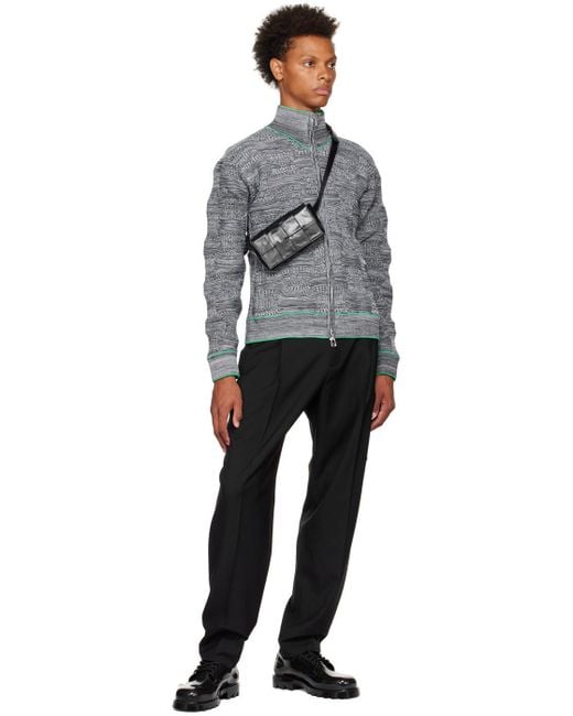 Bottega Veneta Black Mini Cassette Belt Bag for men