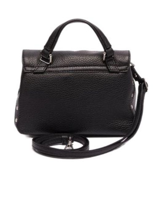 Zanellato Black Logo Shoulder Bag