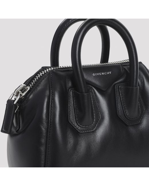 Givenchy Black Mini Antigona Leather Tote Bag