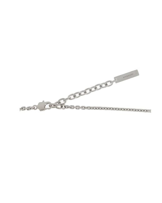 Givenchy White Crystal Pearl Necklace