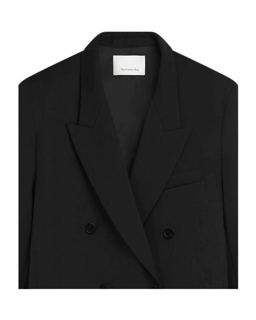 Frankie Shop Black Long-Sleeved Coat
