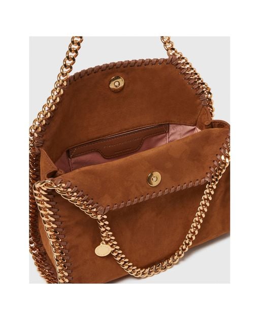 Stella McCartney Brown Falabella Mini Tote Bag