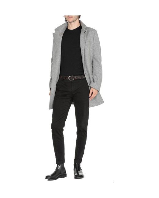 Orciani White Woven Leather Belt for men