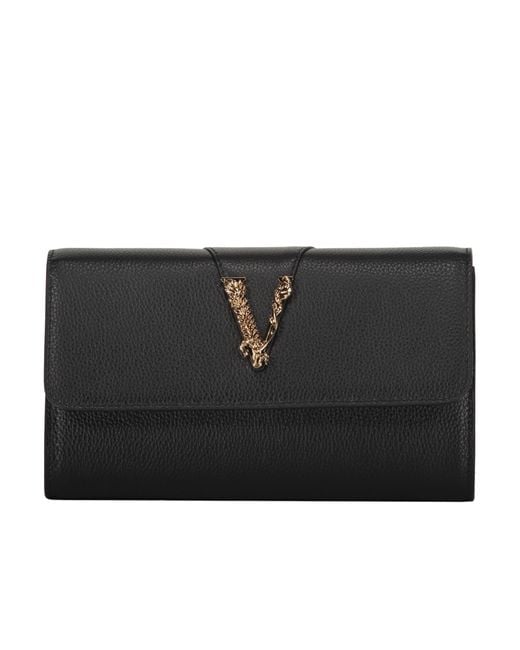 Versace White Virtus Clutch Bag