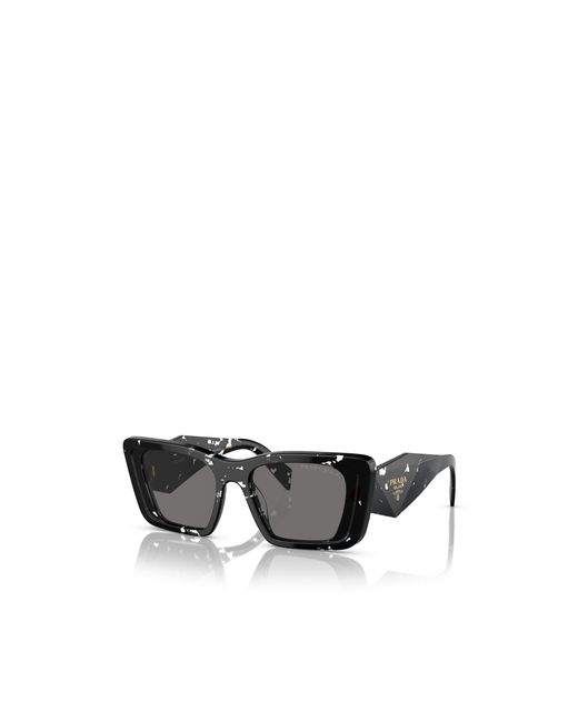 Prada Gray Eyewear Cat-Eye Frame Sunglasses