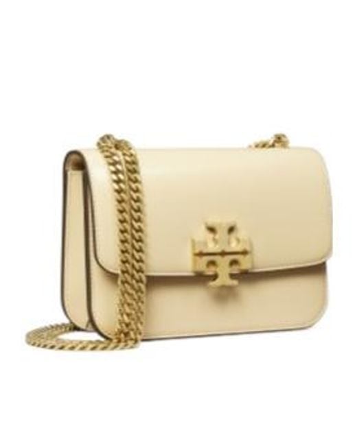 Tory Burch Natural Bags Eleanor Logo Plaque Small Shoulder Bag
