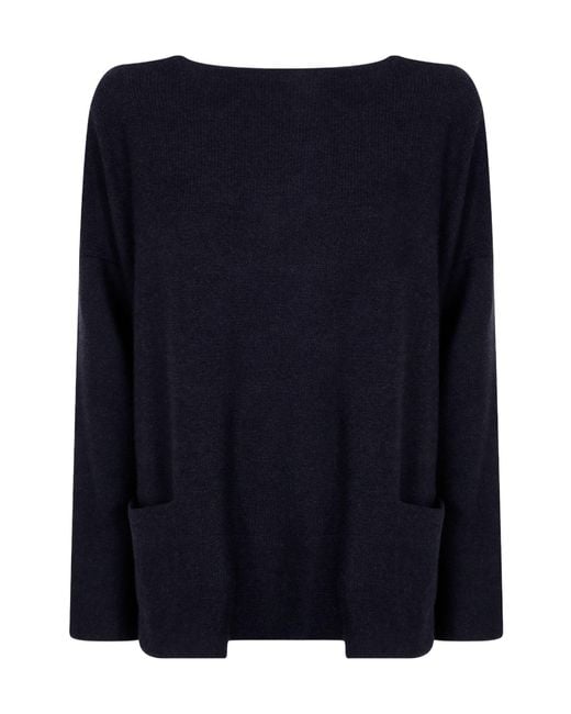Daniela Gregis Blue Crew-Neck Sweater