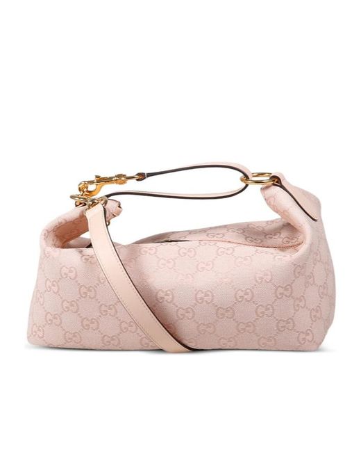 Gucci Pink Monogram Shoulder Bag