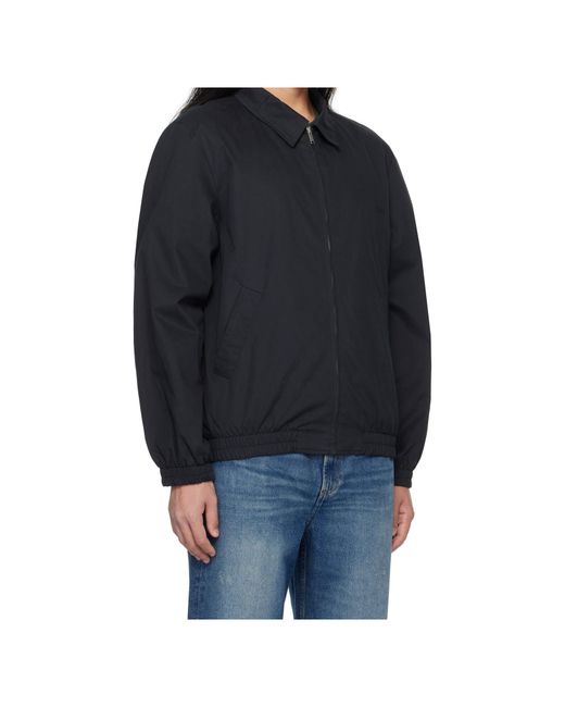 A.P.C. Blue Gilbert Zipped Shirt Jacket for men