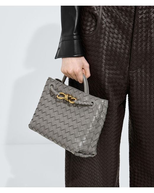 Bottega Veneta Gray Small Andiamo