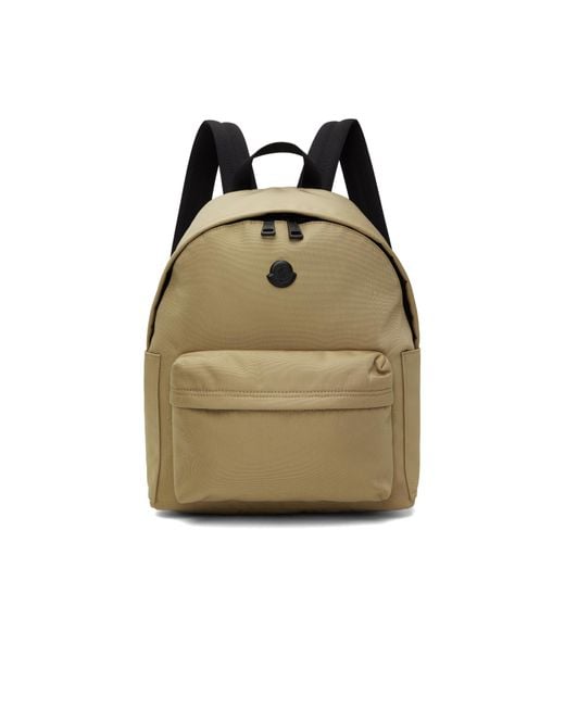 Moncler Green New Pierrick Logo Detailed Backpack for men