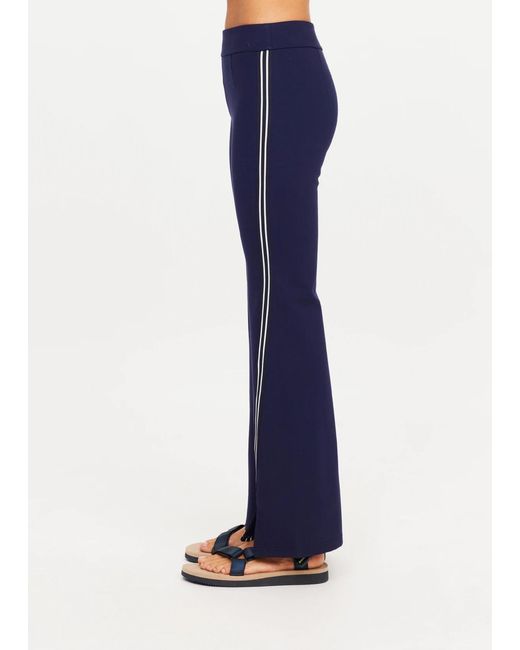 The Upside Blue Joyela Side-Stripe Trousers
