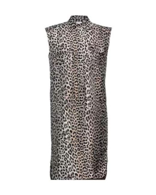 Ganni Gray Sleeveless Dress