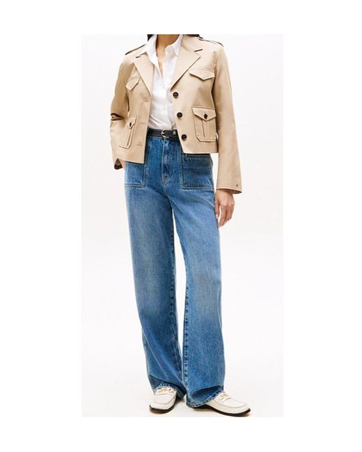 Tommy Hilfiger Natural Long Sleeve Casual Jacket