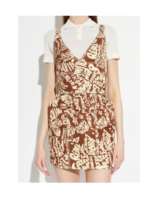 DSquared² Natural Short Dresses