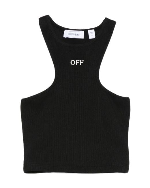 Off-White c/o Virgil Abloh Black Crew-Neck Tank Top