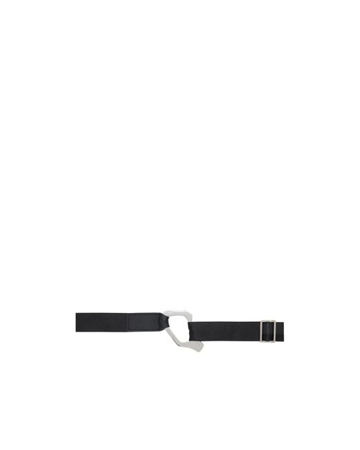 HELIOT EMIL White Solar Carabiner Belt for men