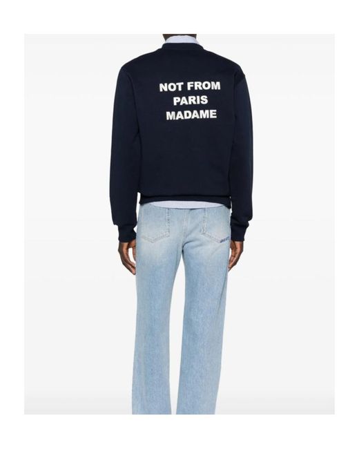 Drole de Monsieur Blue Drôle De Monsieur Le Sweatshirt Slogan Sweatshirt for men