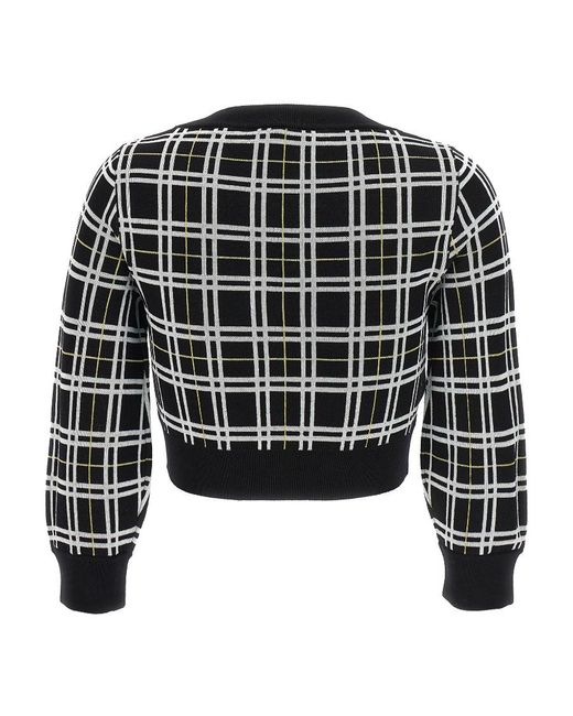 Marni Black Buttoned Cropped Cardigan