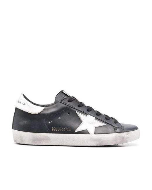 Golden Goose Deluxe Brand Gray Super-Star Low-Top Sneakers