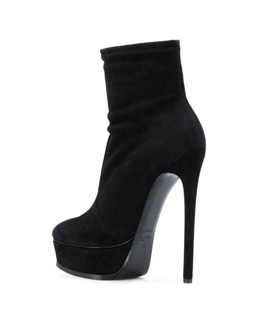 Casadei Black Flora Boots