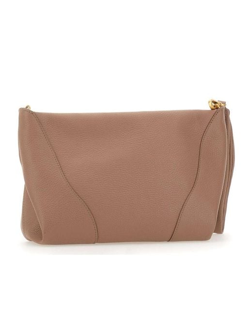 Gianni Chiarini Brown Suria Maxi Clutch Bag
