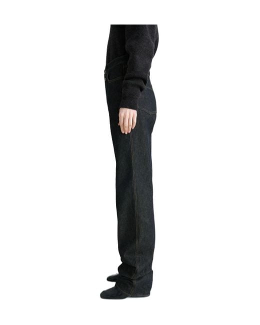 Lemaire Gray Straight Leg Jeans