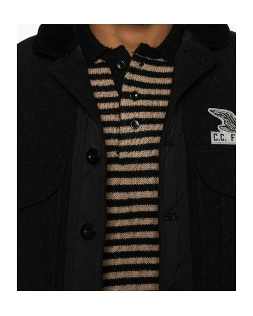 Junya Watanabe Black X Filson Logo Patch Jacket for men