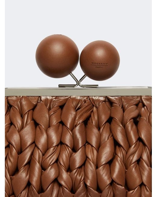 Weekend by Maxmara Brown Libero Medium Pasticcino Bag