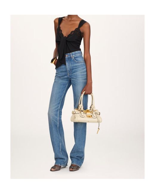 Chloé White Chloé Paddington Small Shoulder Bag