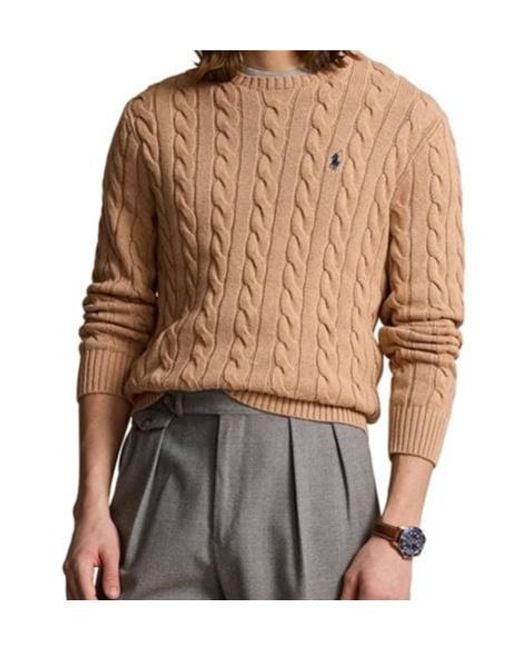 Polo Ralph Lauren Natural Crew Neck Sweater for men