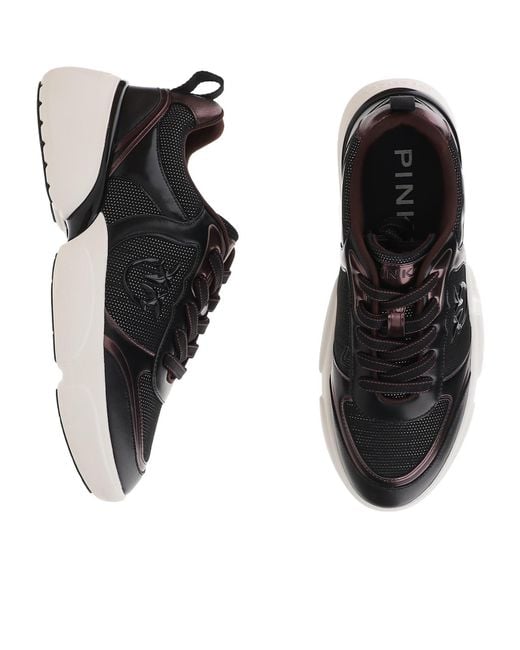 Pinko Black Low-Top Sneakers