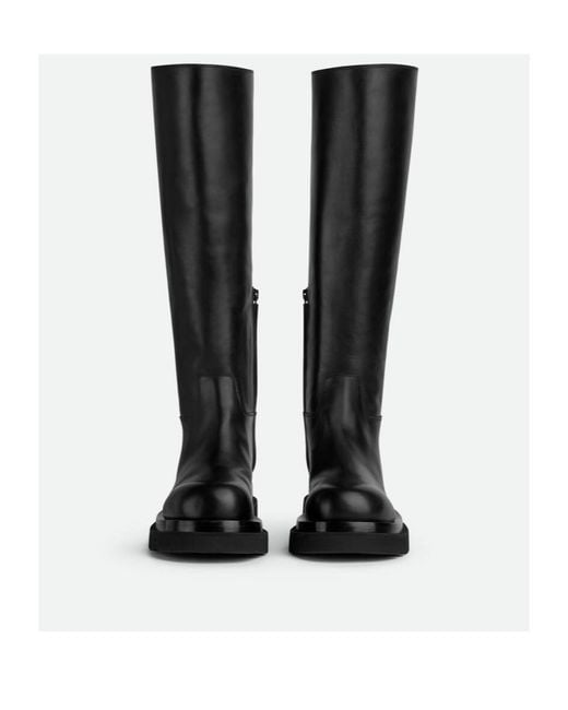 Bottega Veneta Black Lug Boots