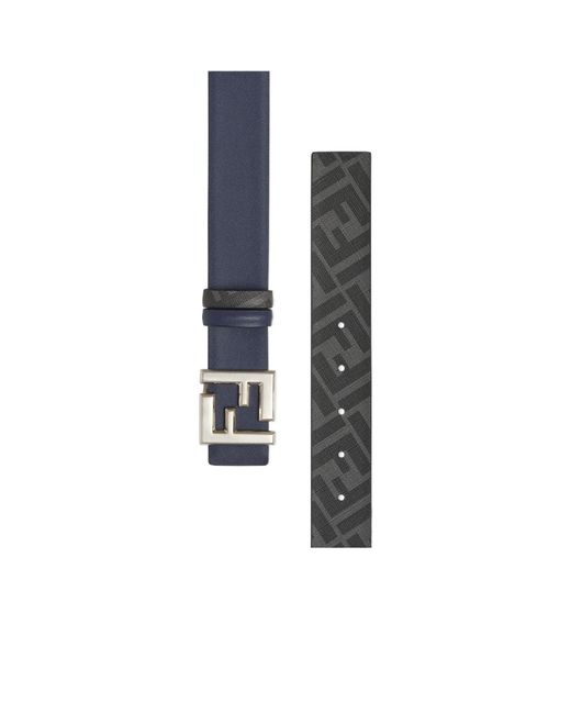 Fendi Blue Ff Squared Belt for men
