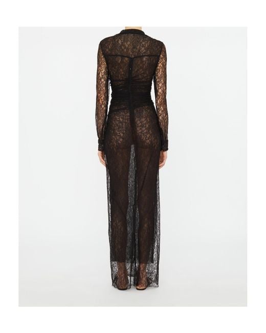 Christopher Esber Black Lace Venus Maxi Dress