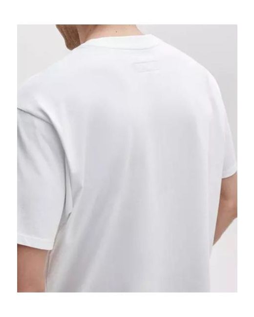 Rag & Bone White Crew-Neck T-Shirt for men