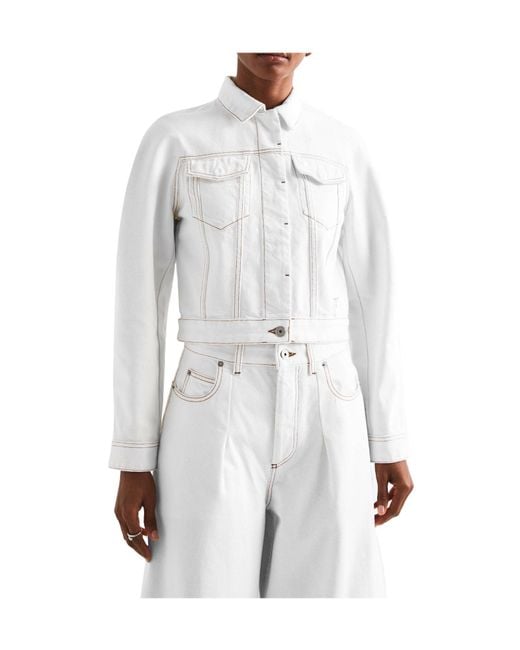 Jacquemus White Denim Jacket