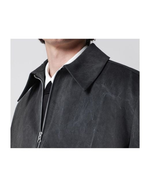 Séfr Blue Zipper Jacket for men